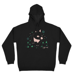 Adults Cozy Hoodie - Wombat By Wendy Pawley