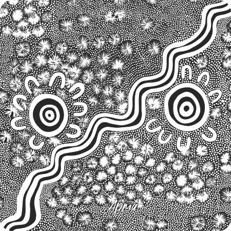 Aboriginal Ceramic Coasters By Merryn Apma - Fair Dinkum Gifts