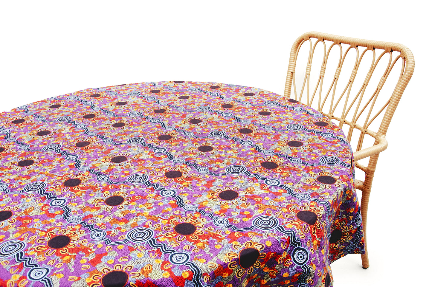 Bulurru Aboriginal Round Tablecloth