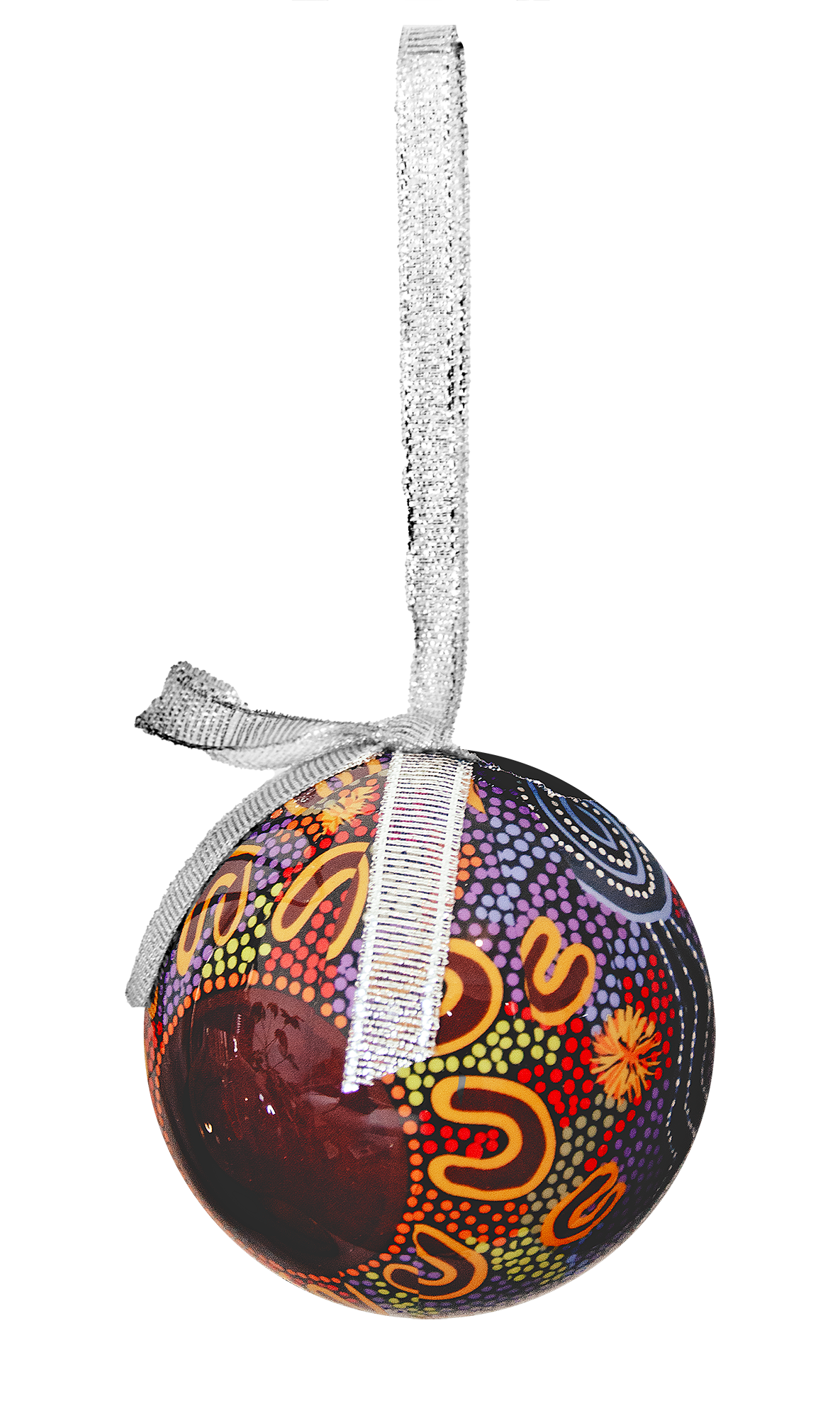 HANGING BAUBLE DECORATION IN BOX - ABORIGINAL DESIGNS