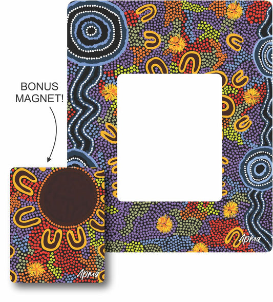 Photo Frame Magnet - Women Gathering At Waterholes