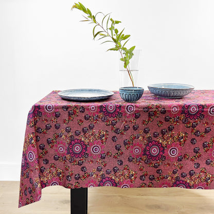 Aboriginal Rectangle Tablecloth Large - Fair Dinkum Gifts