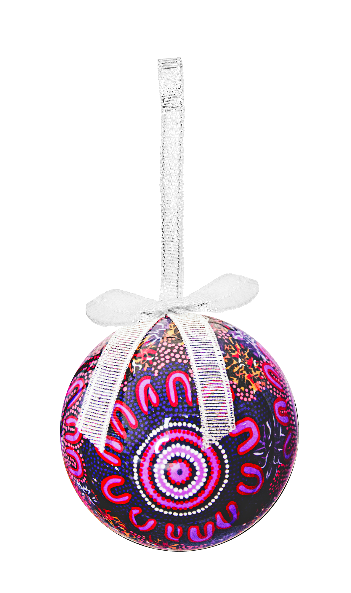 HANGING BAUBLE DECORATION IN BOX - ABORIGINAL DESIGNS
