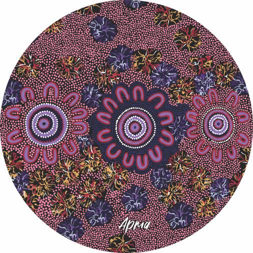 Aboriginal Ceramic Coasters By Merryn Apma - Fair Dinkum Gifts