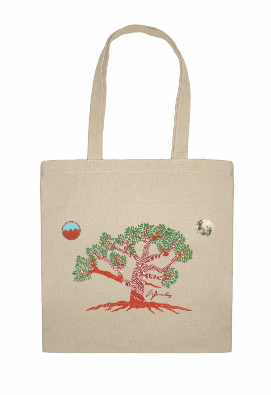 Shopping Tote Bag - Wundabaa Spirit Tree By Wendy Pawley - Fair Dinkum Gifts