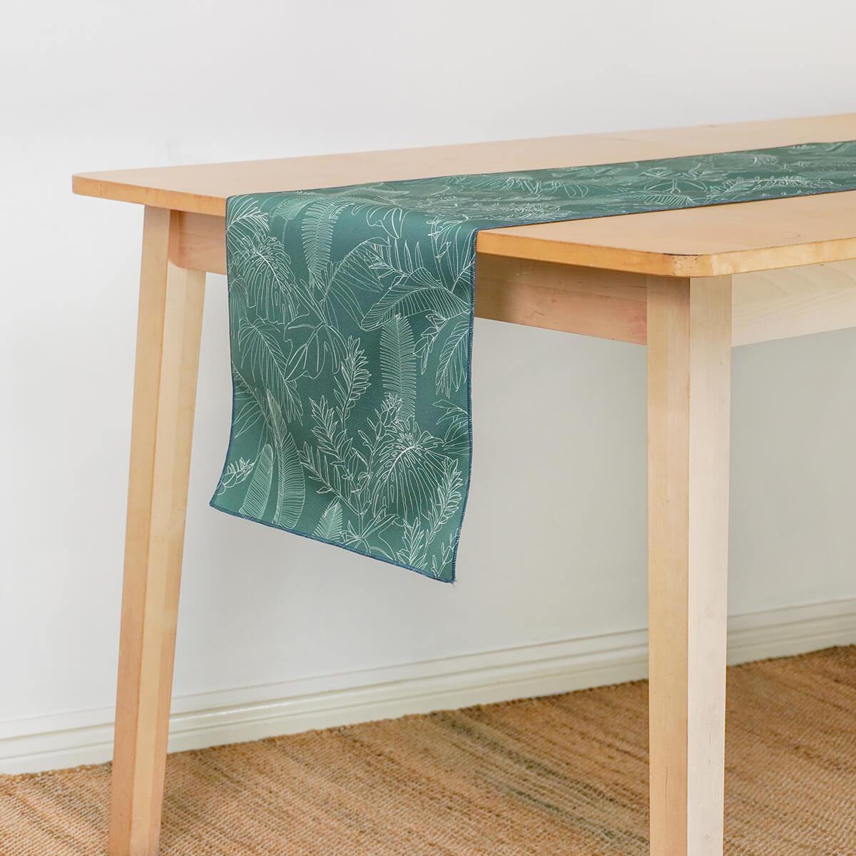 Waste2Wear® Table Runner Rainforest - Red Earth Market