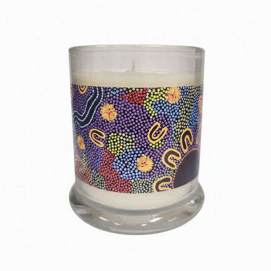 Scented Candle - Women At Waterholes By Merryn Apma - Fair Dinkum Gifts