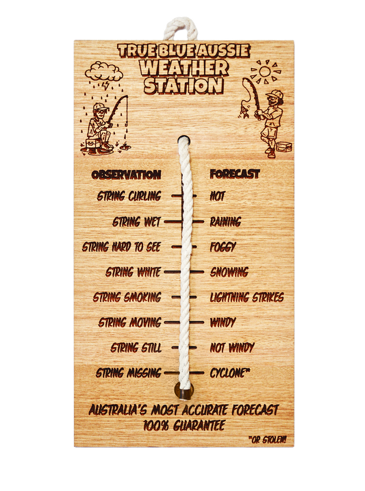 Aussie Wooden Weather Forecaster - Fair Dinkum Gifts