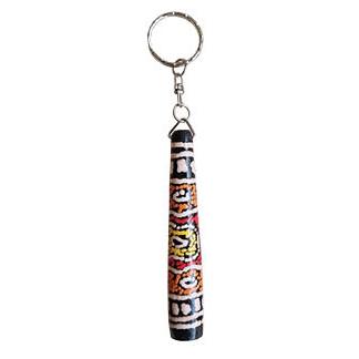 Hand Painted Didgeridoo Keyring - Debra McDonald