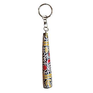 Hand Painted Didgeridoo Keyring - Glenys Gibson