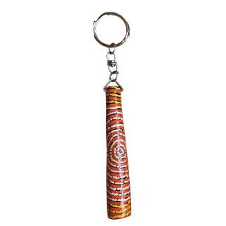 Hand Painted Didgeridoo Keyring - Wentja Morgan - Fair Dinkum Gifts