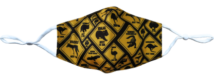 Adult Face Mask Adjustable Australian Designs - 5 Designs To Choose From - fair-dinkum-gifts