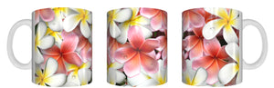 Frangipanis Mug 325ml Gift Aussie Australia Flowers Floral theme - fair-dinkum-gifts