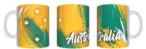 GREEN & GOLD AUSTRALIA Mug 325ml Gift Aussie - fair-dinkum-gifts