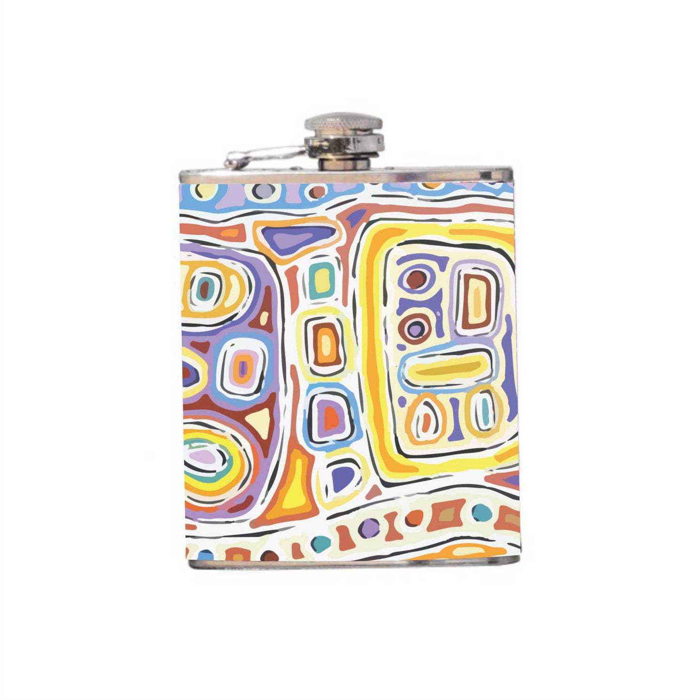 Aboriginal Design Hip Flask 180ml