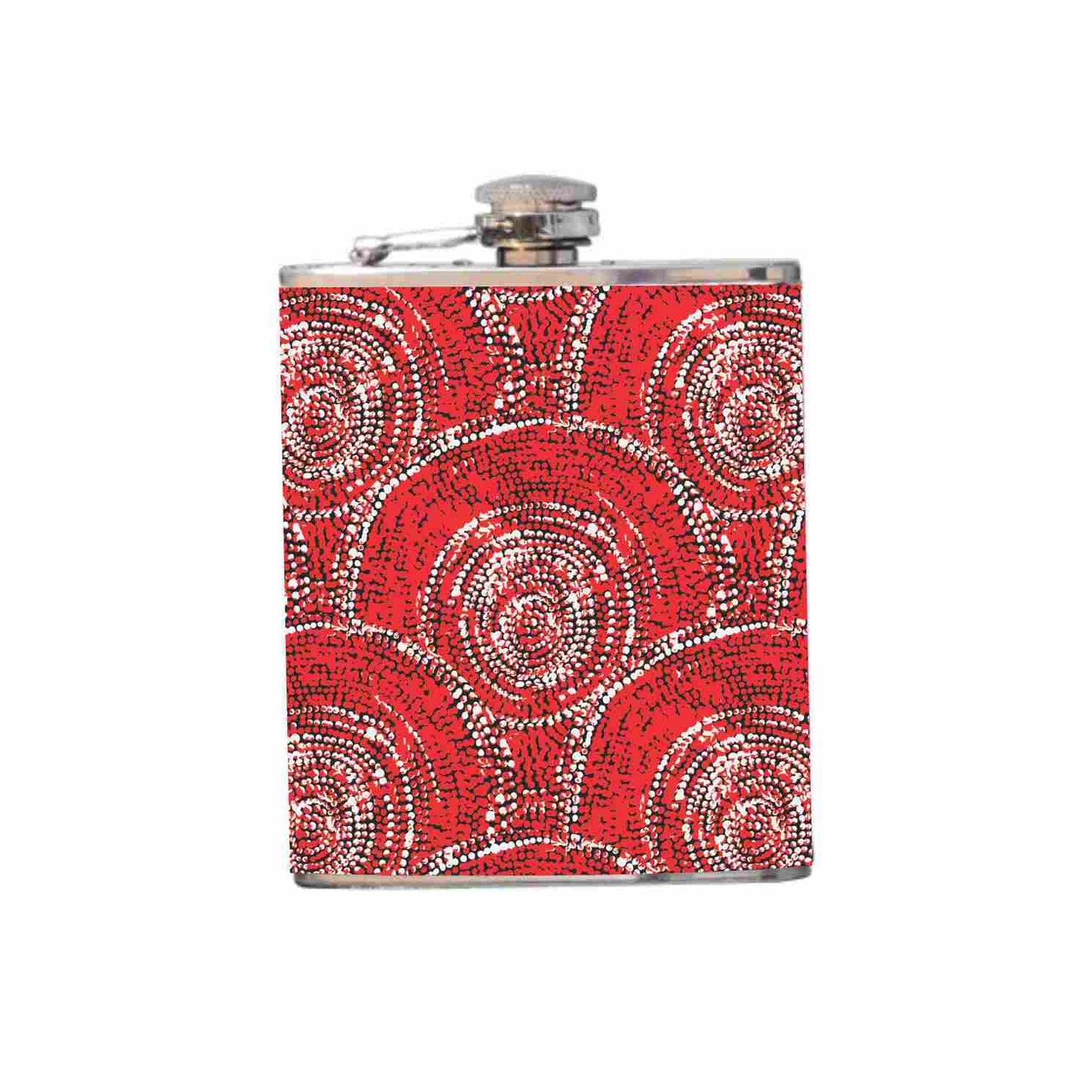 Aboriginal Design Hip Flask 180ml
