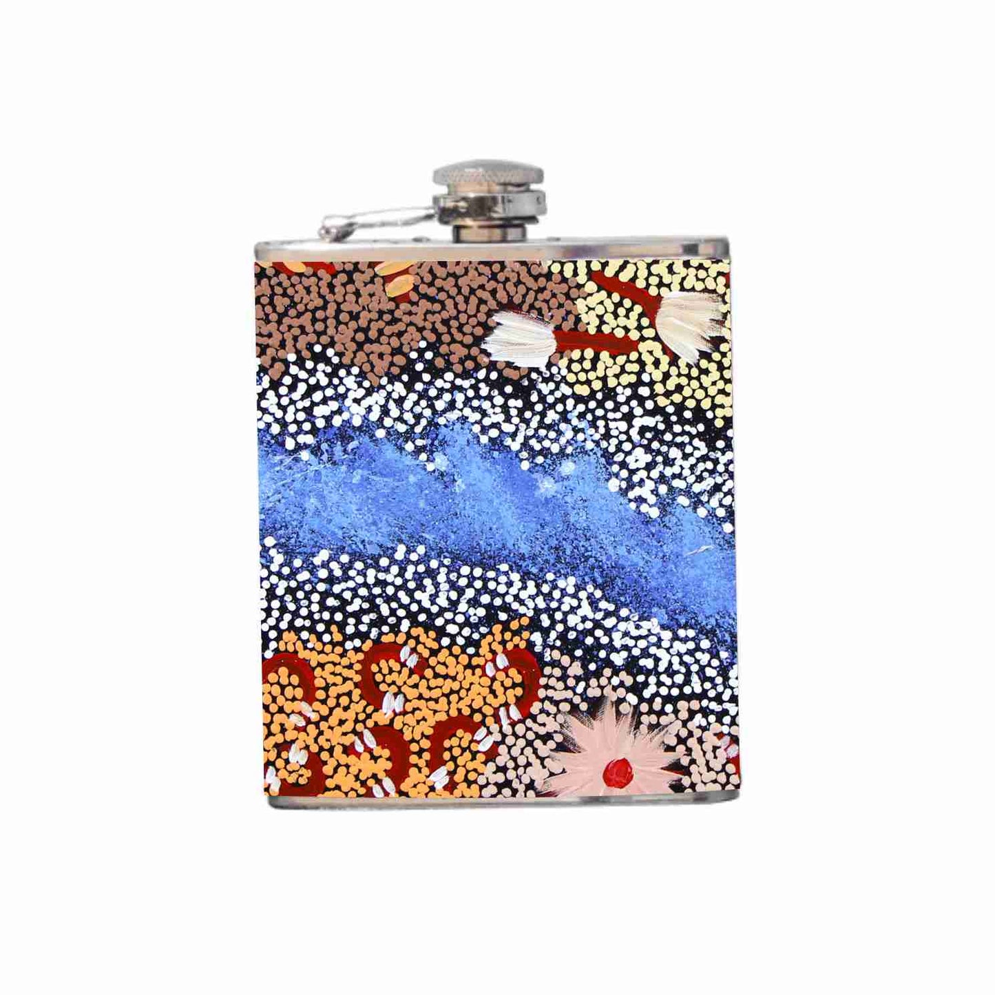 Aboriginal Design Hip Flask 180ml