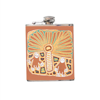 Aboriginal Design Hip Flask 180ml