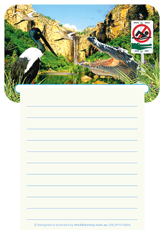 3D Magnetic Memo Pad Aussie Animals Australian Themes Notebook Fridge Magnet Note Pads - fair-dinkum-gifts