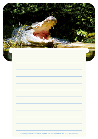 3D Magnetic Memo Pad Aussie Animals Australian Themes Notebook Fridge Magnet Note Pads - fair-dinkum-gifts