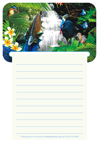 3D Magnetic Memo Pad Aussie Animals Australian Themes Notebook Fridge Magnet Note Pads - fair-dinkum-gifts