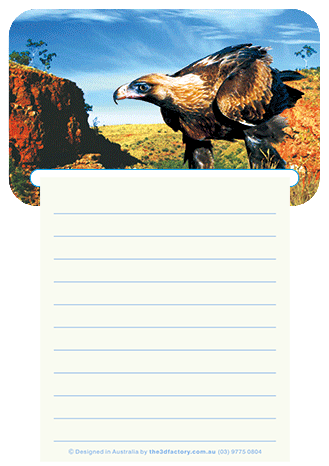 3D Magnetic Memo Pad Aussie Animals Australian Themes Notebook Fridge Magnet Note Pads - fair-dinkum-gifts