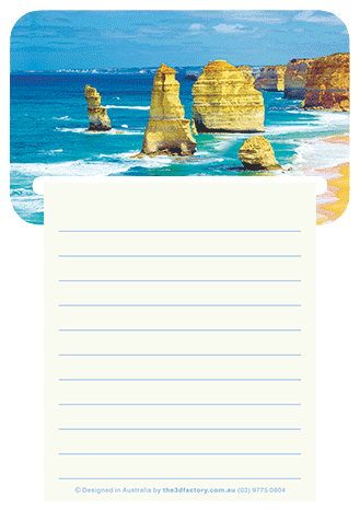 3D Magnetic Memo Pad Aussie Animals Australian Themes Notebook Fridge Magnet Note Pads - fair-dinkum-gifts