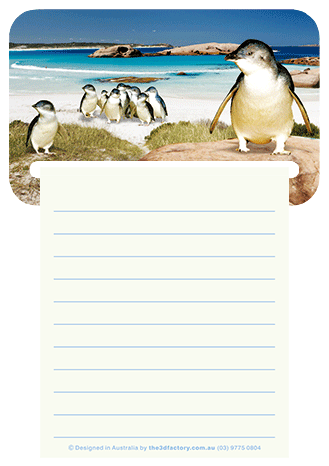 3D Magnetic Memo Pad Aussie Animals Australian Themes Notebook Fridge Magnet Note Pads - fair-dinkum-gifts