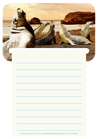 3D Magnetic Memo Pad Aussie Animals Australian Themes Notebook Fridge Magnet Note Pads - fair-dinkum-gifts