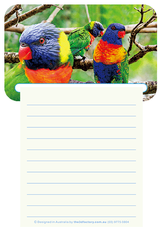 3D Magnetic Memo Pad Aussie Animals Australian Themes Notebook Fridge Magnet Note Pads - fair-dinkum-gifts