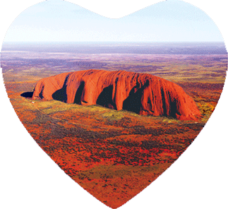 3D Heart Magnets Aussie Animals Australian Themes Fridge Magnets Love Hearts - fair-dinkum-gifts