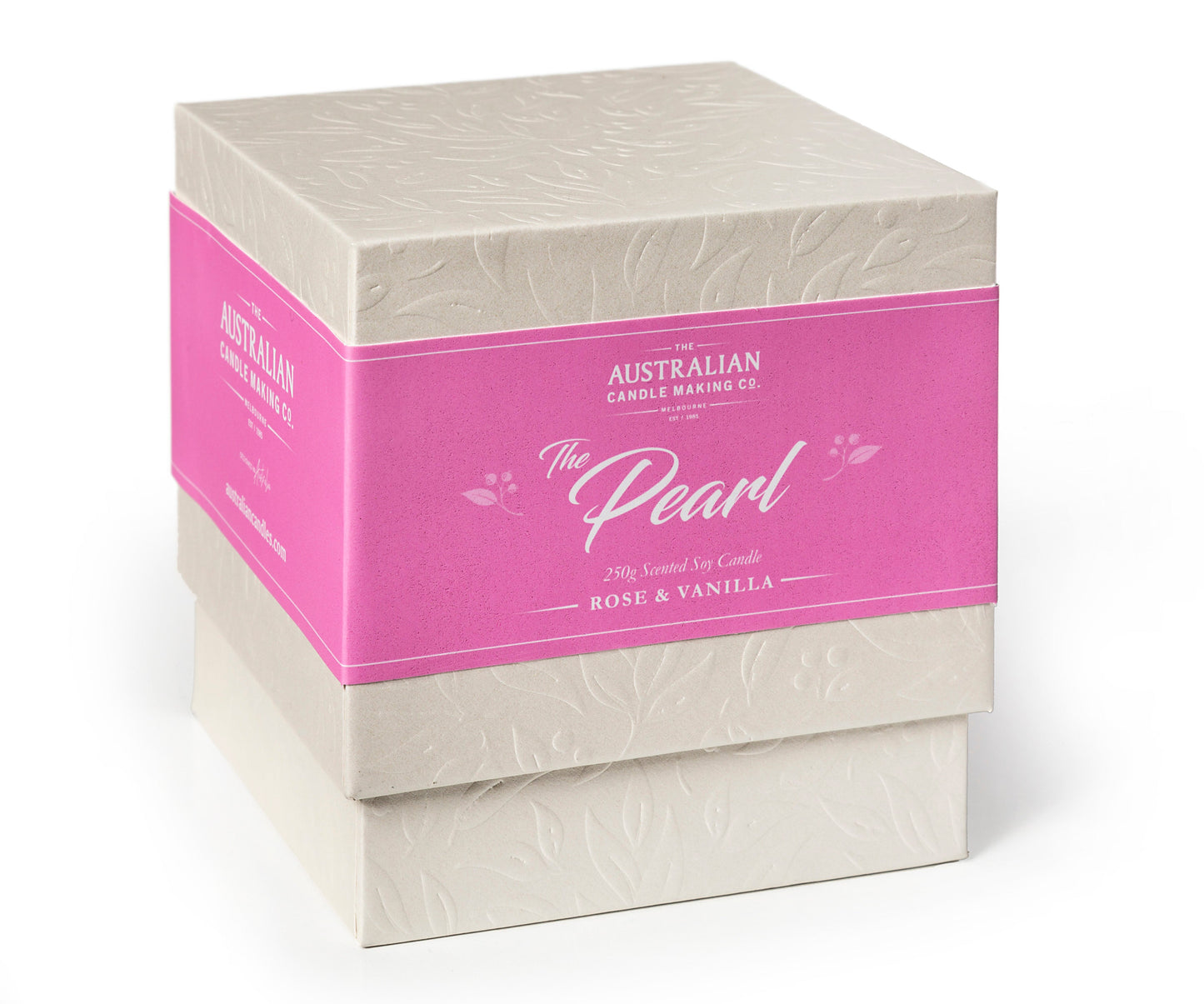 CRYSTAL Candle Rose & Vanilla Scent