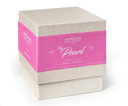 CRYSTAL Candle Rose & Vanilla Scent