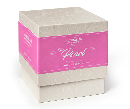 CRYSTAL Candle Rose & Vanilla Scent