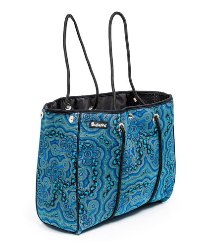 **NEW** Urban Tote Bag Large - 10 Bulurru Aboriginal Designs to choose from - fair-dinkum-gifts