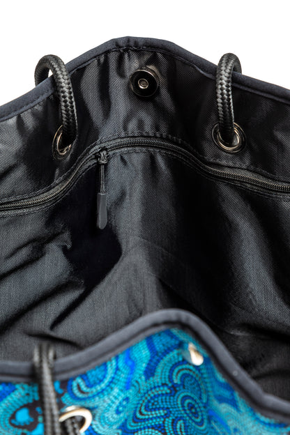 **NEW** Urban Tote Bag Large - 10 Bulurru Aboriginal Designs to choose from - fair-dinkum-gifts