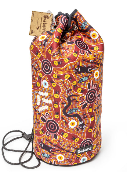 Bush Tucker Drawstring Bag  - Bulurru Designs
