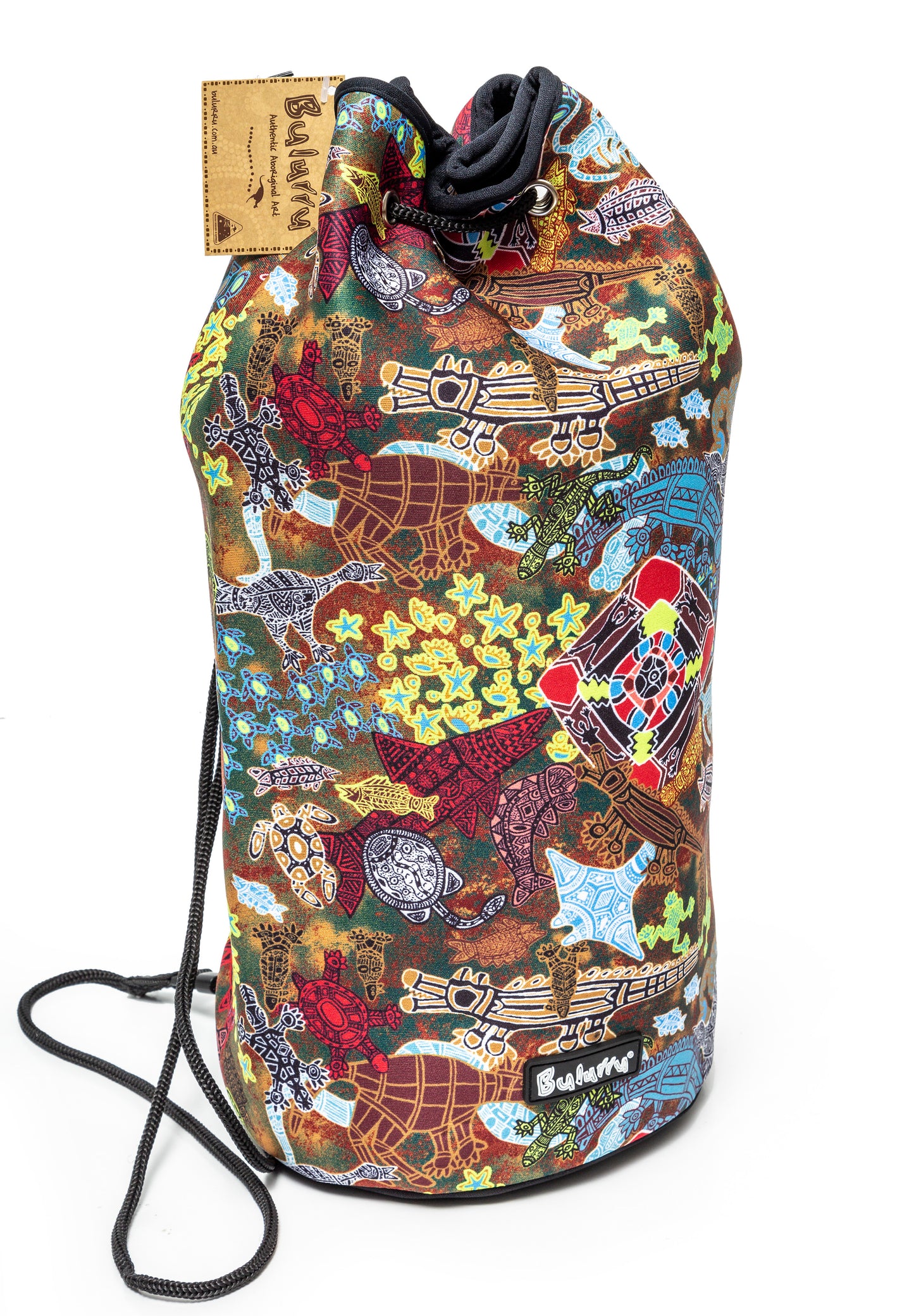Bush Tucker Drawstring Bag  - Bulurru Designs
