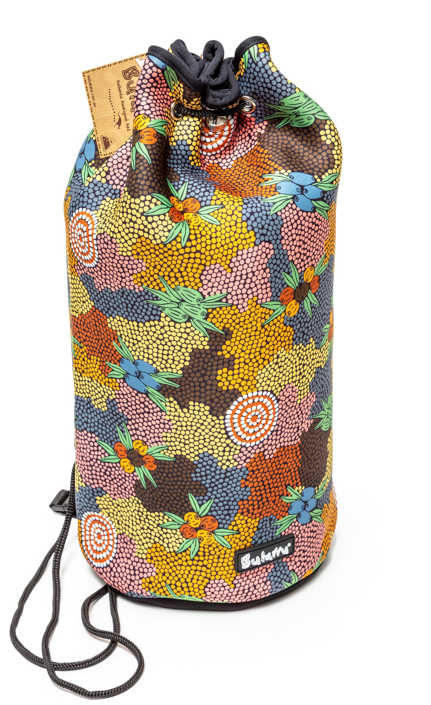 Bush Tucker Drawstring Bag  - Bulurru Designs