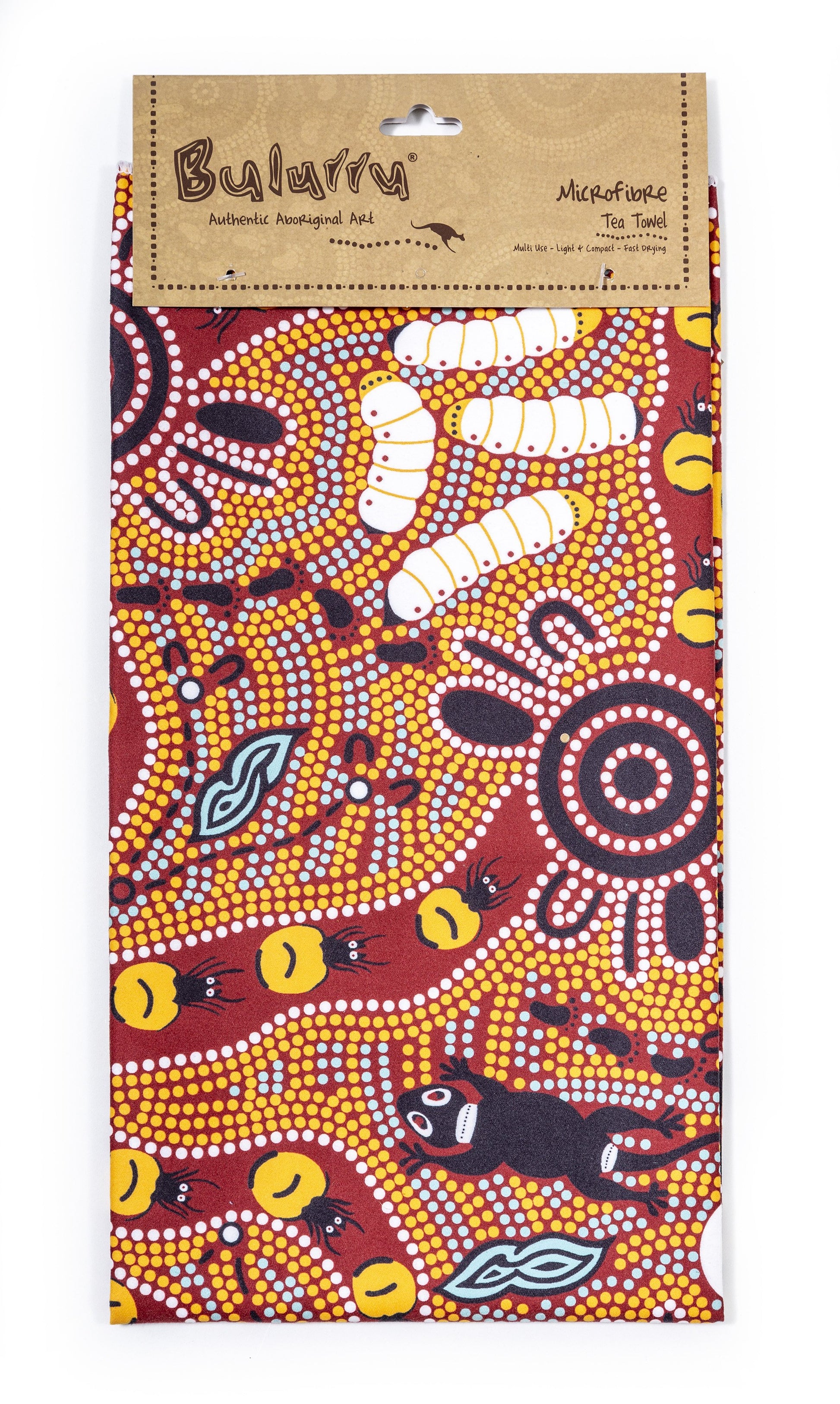 Microfibre Teatowels - 10 Bulurru Designs To Choose From - Fair Dinkum Gifts