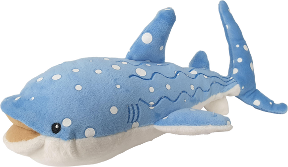 Wayne Light Blue Whale Shark Plush Toy 30cm - fair-dinkum-gifts