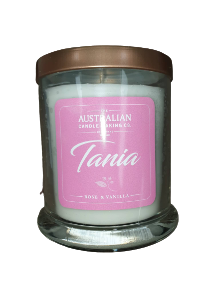 Merry Christmas Personalised Scented Candle Gift With Laser Engraved Lid