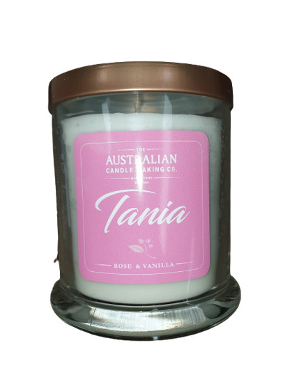 Merry Christmas Personalised Scented Candle Gift With Laser Engraved Lid