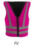 CLEARANCE 3mm THIN High Vis Pink Vest Stubby Holder