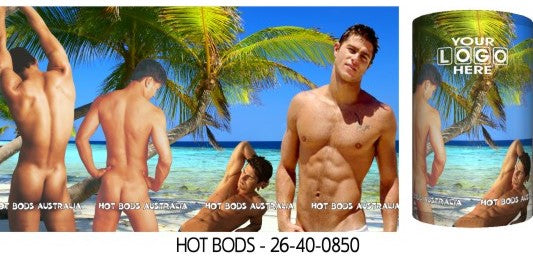 Hot Bods Sexy Aussie Guys Stubby Holder Drink Cooler Holder - fair-dinkum-gifts