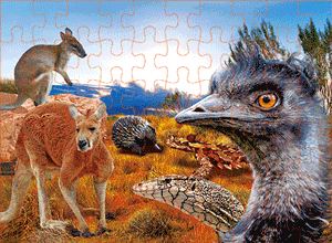 3D Jigsaw Puzzles Tins 60pc Aussie Animals Australian Games **NEW - JUST ARRIVED** - fair-dinkum-gifts