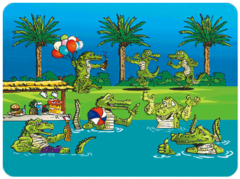 KIDS 3D Placemats Pack of 2 Australia 3D Lenticular Printed Aussie Animals Wildlife Designs - fair-dinkum-gifts