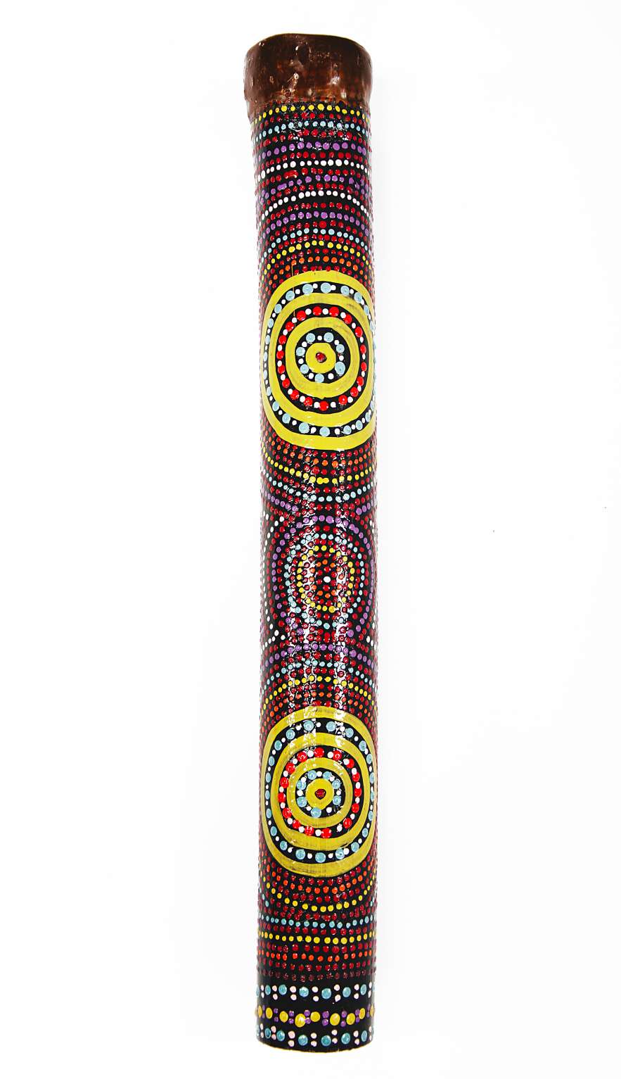 Didgeridoo - Cindy Wallace (Yellow & Purple Circles)