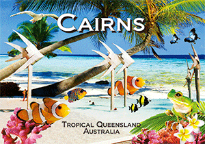 3D Postcard Aussie Themes Australian Animals Souvenir Group 1 - fair-dinkum-gifts
