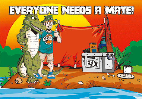 3D Postcard Aussie Themes Australian Animals Souvenir Group 3 - fair-dinkum-gifts